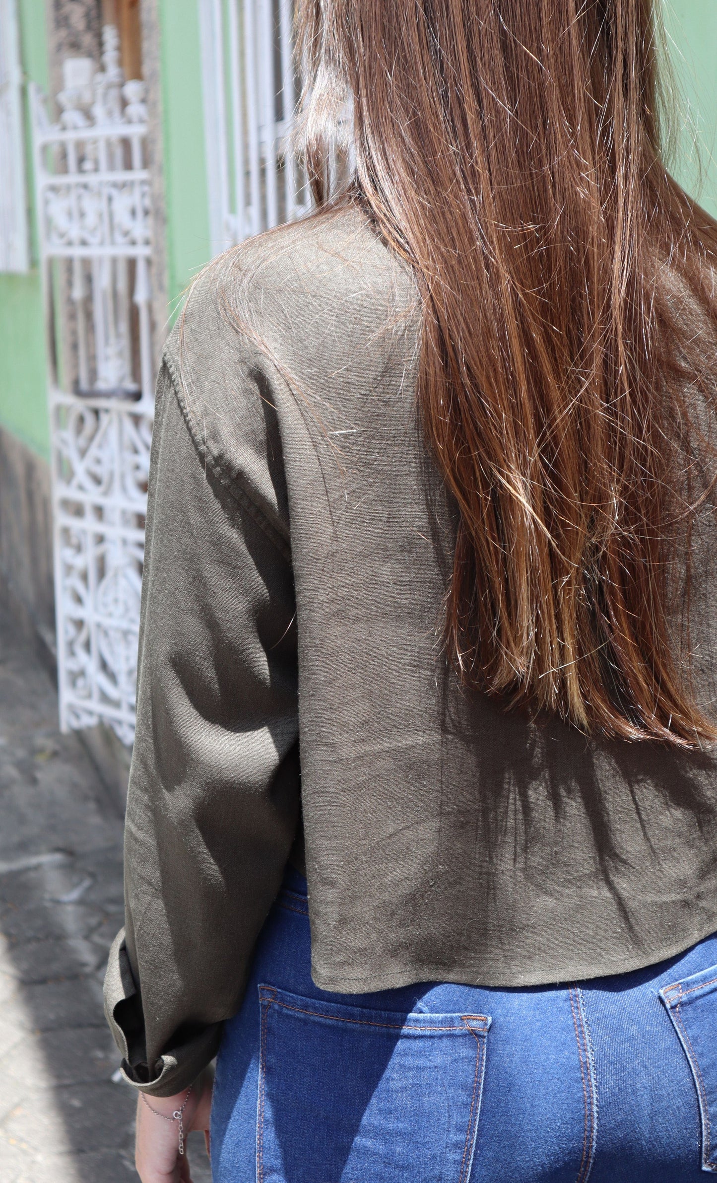 Camisa Carmen - verde