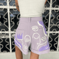 Conjunto Alfaiataria lilás Pintado à Mão
