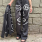 Calça alfaiataria PB pintada a mão