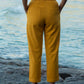 Calça alfaiataria mostarda